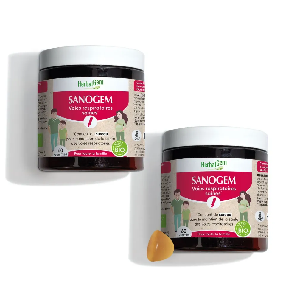 HERBALGEM SanoGem gummies duo respiration immunité