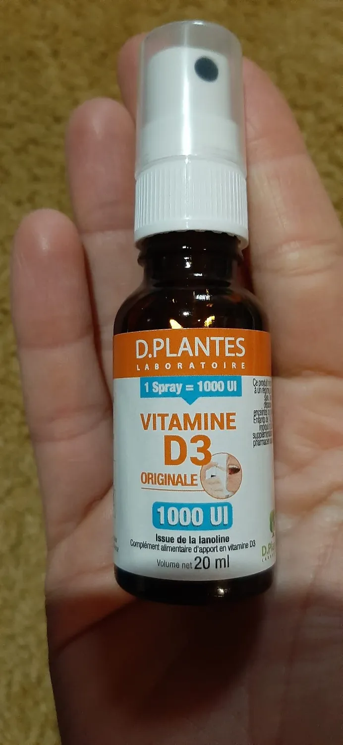 D.Plantes Vitamine D3 Originale 1000 UI spray 20 ml immunite
