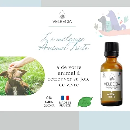 Velbecia Animal Triste élixir sans alcool 50 ml x2