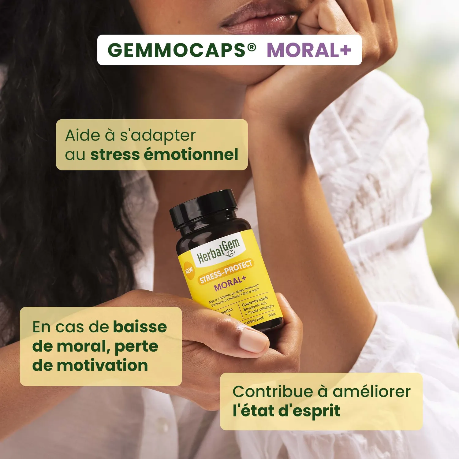 Herbalgem Gemmocaps Moral+ complément alimentaire humeur