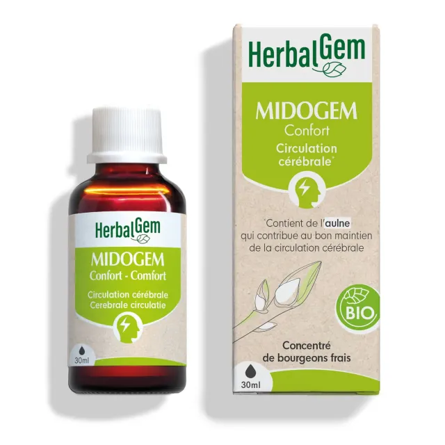 HERBALGEM MidoGem complexe bourgeons bio tensions tête