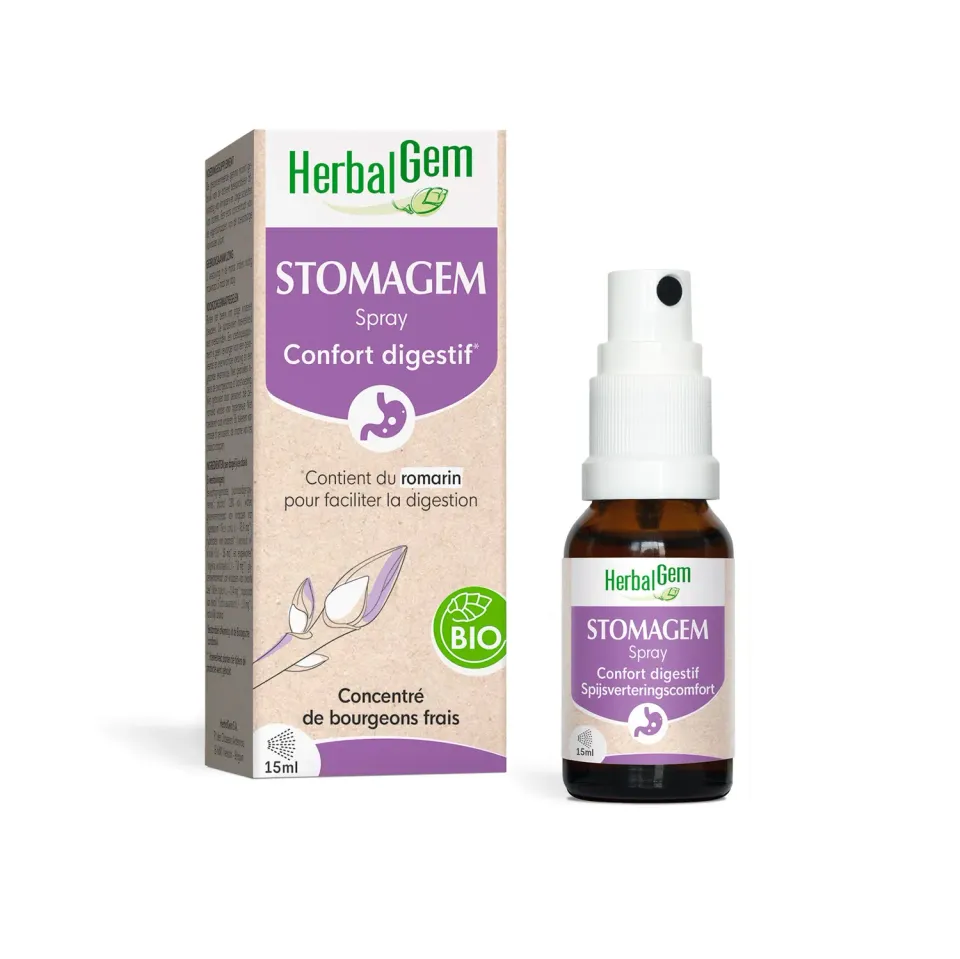 HERBALGEM StomaGem spray confort digestif bio