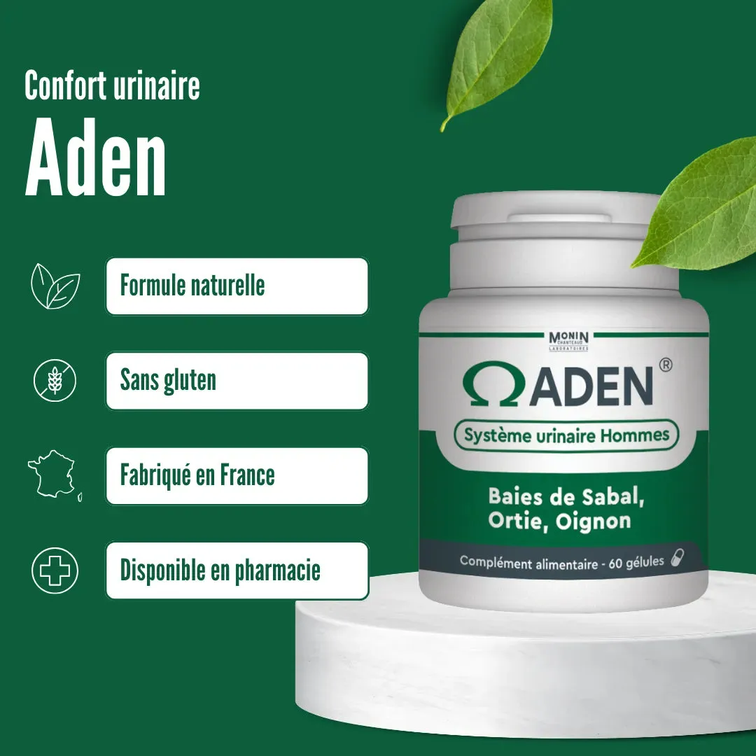 Laboratoires Monin Chanteaud Aden gélules homme sabal 160 mg