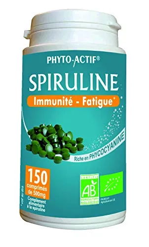Phyto-Actif Spiruline complément alimentaire 150 comprimés