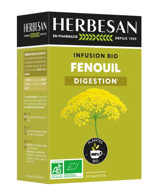 Herbesan Fenouil Digestion Bio infusion digestion