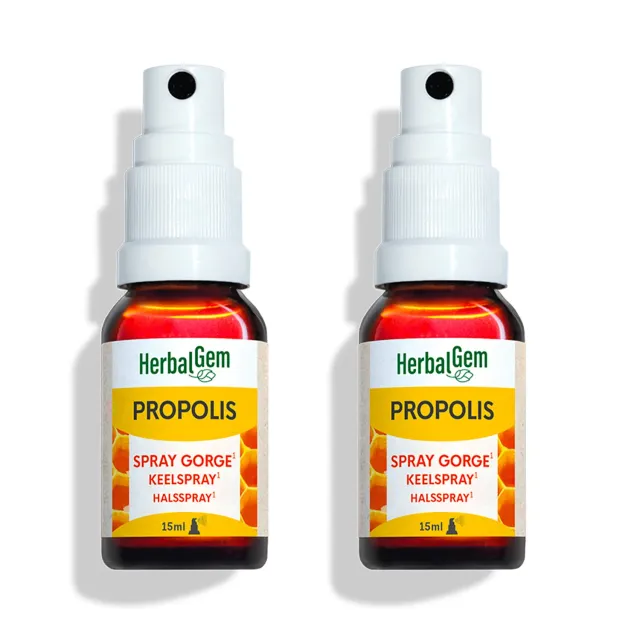Herbalgem Duo Pack Propolis Bio spray gorge échinacée x2