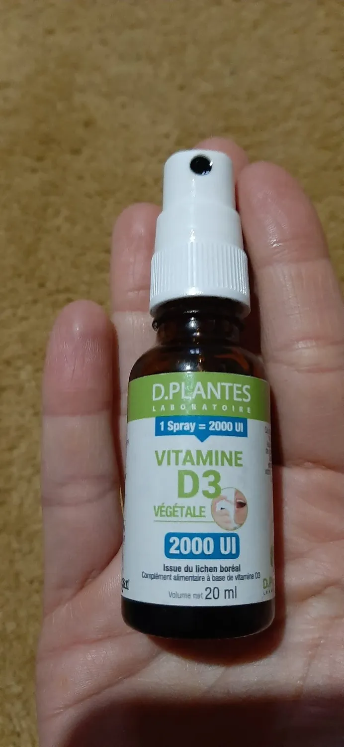 D.Plantes Vitamine D3 2000 UI Spray 20 ml Vegan