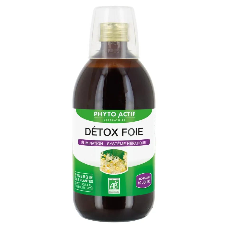 Phyto-Actif Cocktail Détox Foie solution buvable 500 ml bio