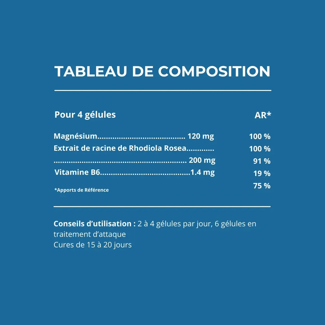 Monin Chanteaud Neuradapt gélules stress fatigue 60