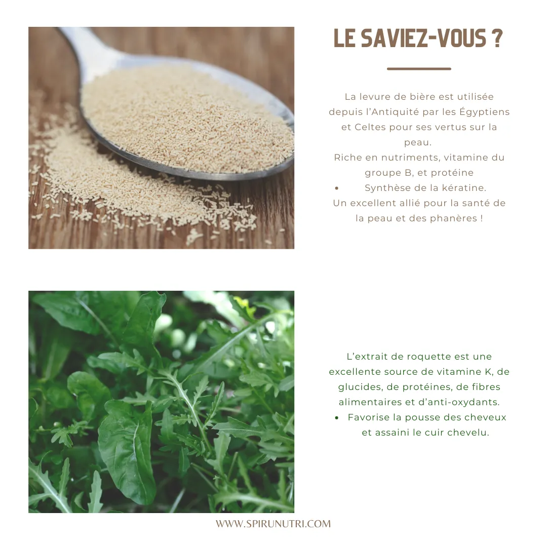 Spirunutri Spiru Phanere complement cheveux 1 mois bio