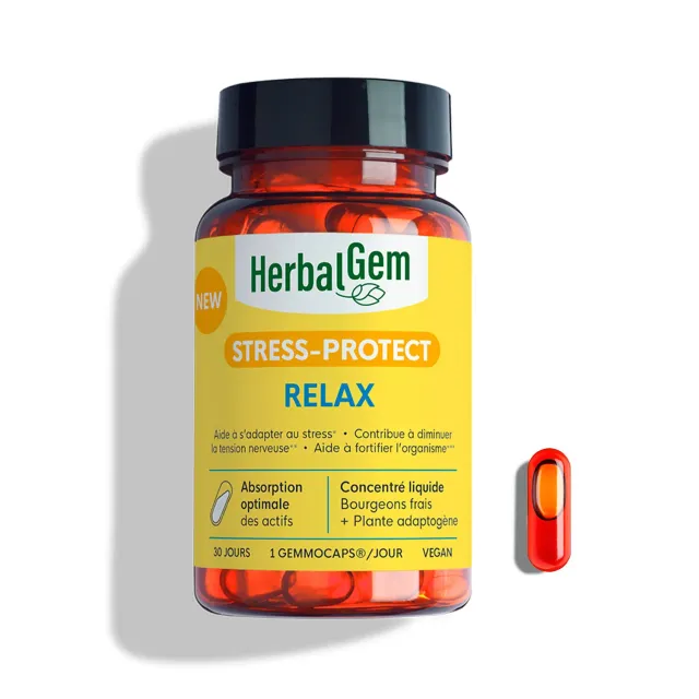 Herbalgem Gemmocaps Relax complément alimentaire calme nervosité