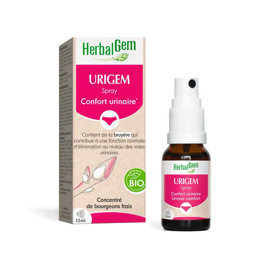 Herbalgem UriGem spray confort urinaire bio