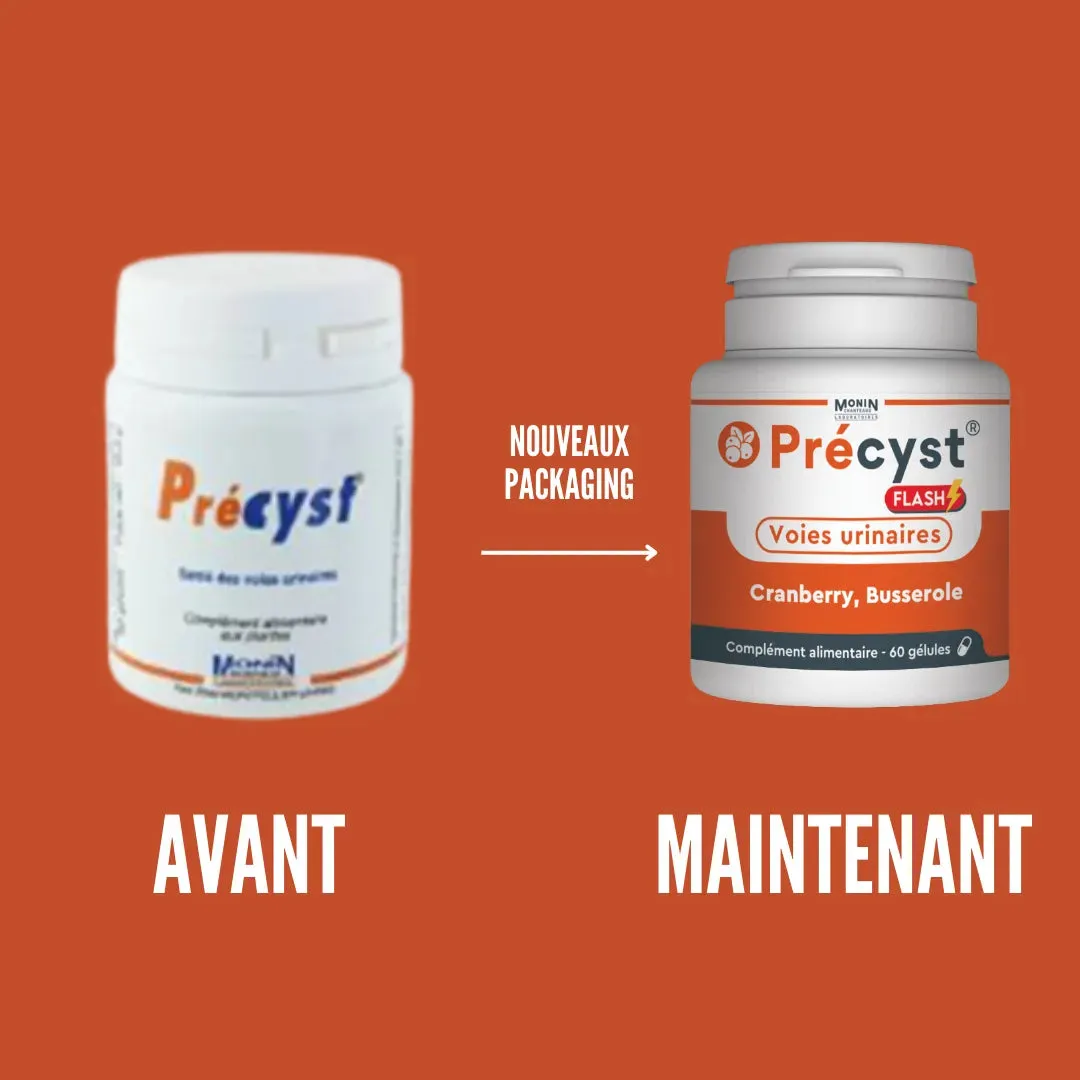 Laboratoires Monin Chanteaud Precyst Flash gélules cystite busserole