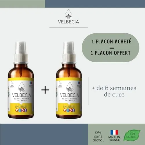 Velbecia Énurésie Kids élixir enfant 2x30 ml sans alcool