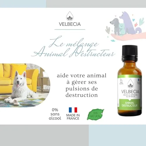Velbecia Animal Destructeur élixir 30 ml x2 sans alcool