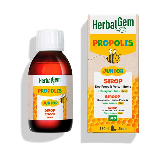 Herbalgem Sirop Propolis enfants bio gorge 150ml