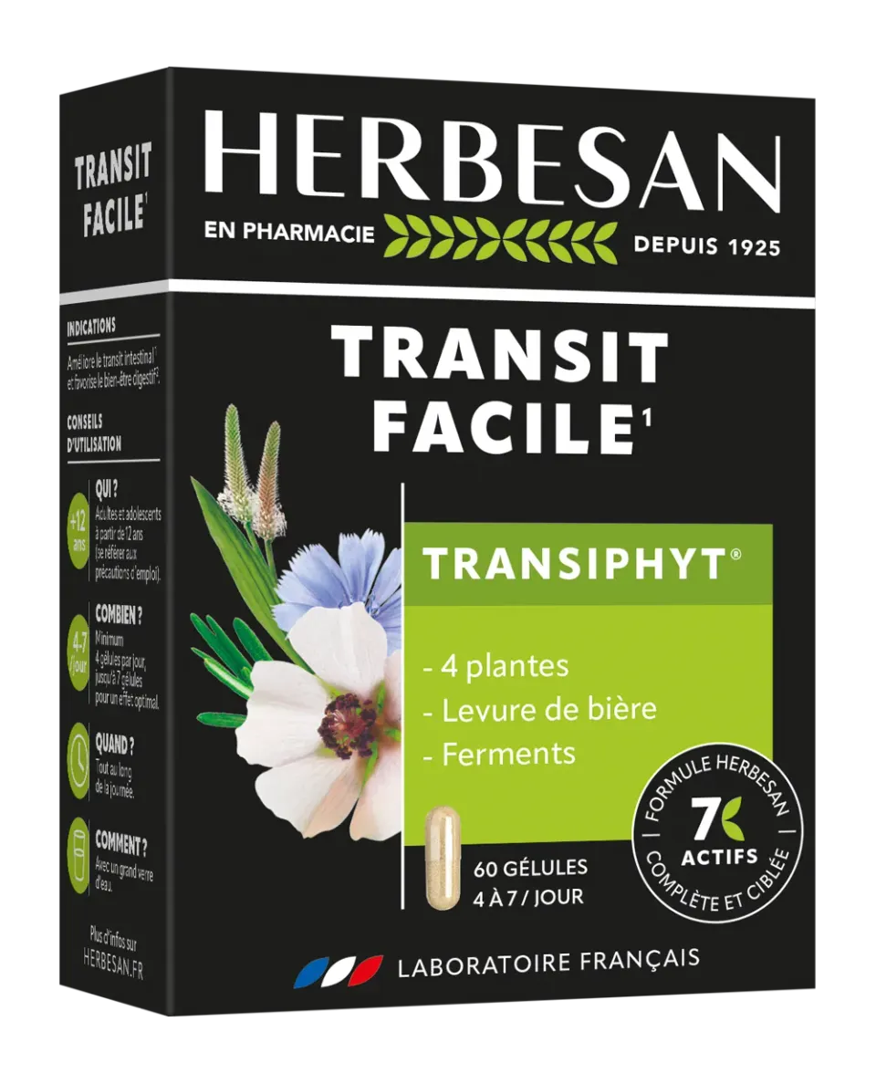 Herbesan Transiphyt transit complément 7 actifs