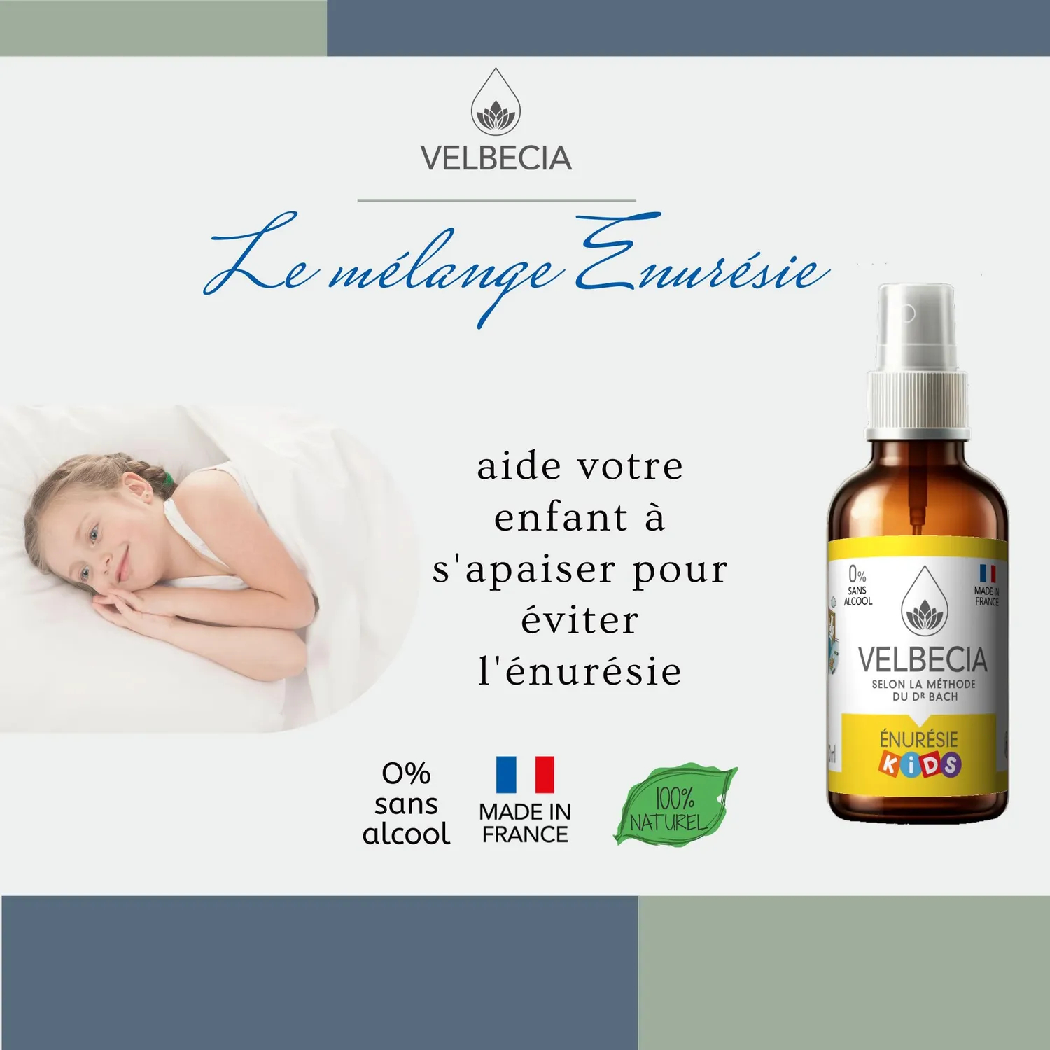 Velbecia Énurésie Enfant élixir 50 ml x2 sans alcool