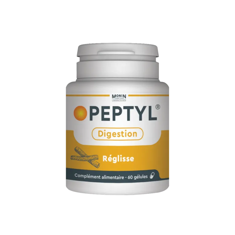 Monin Chanteaud Peptyl gélules digestion réglisse magnésium