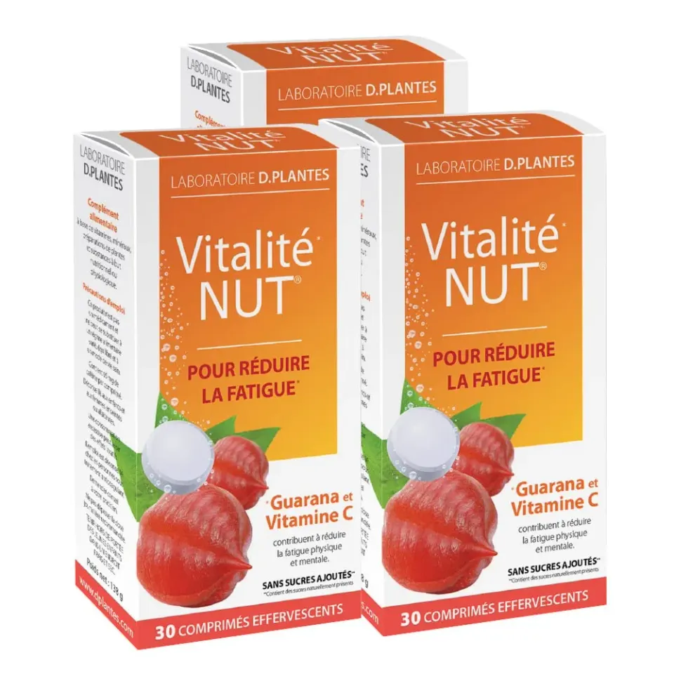 D.Plantes Vitalité-Nut citron menthe effervescents 3x30