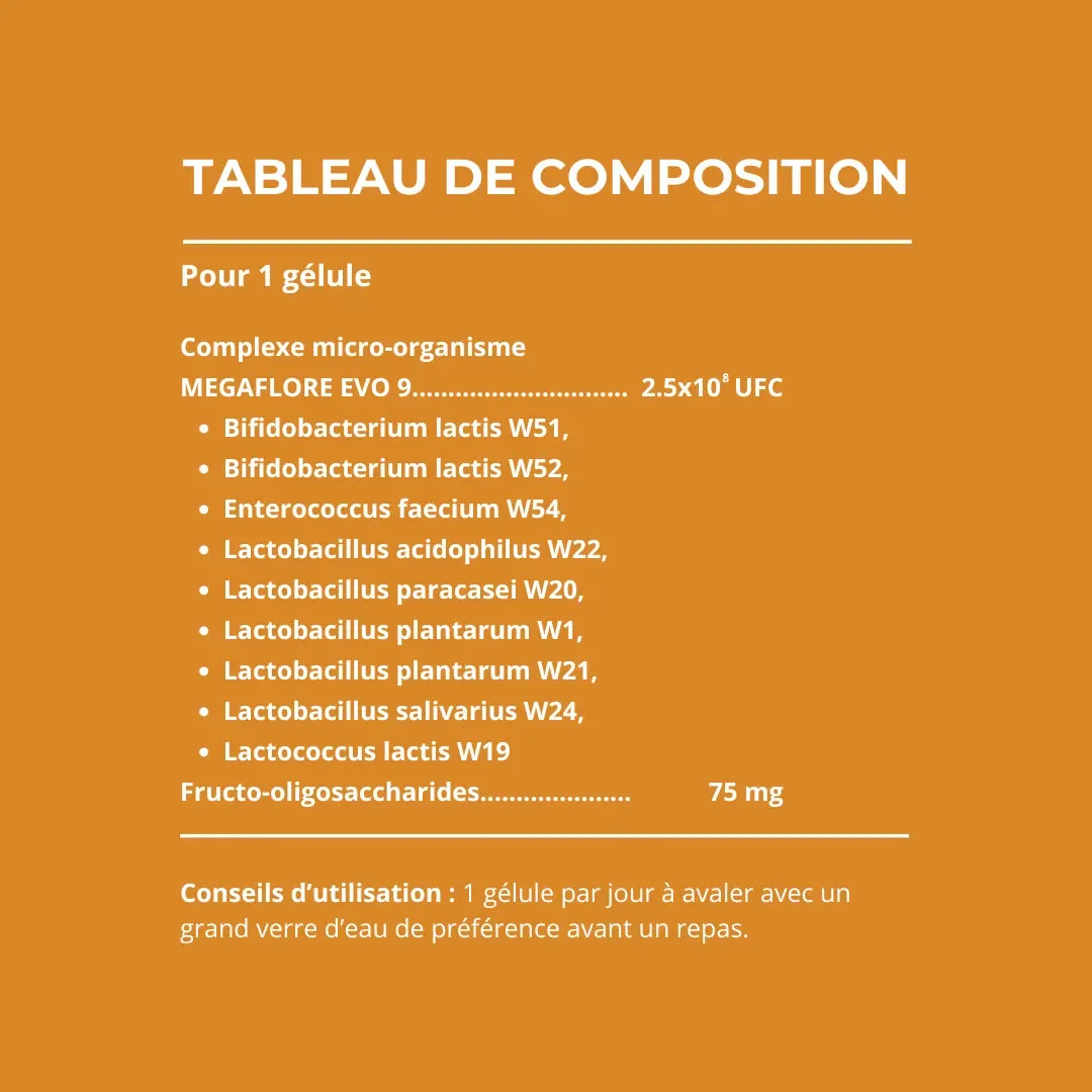 Monin Chanteaud Biociflore gélules probiotiques confort intestinal