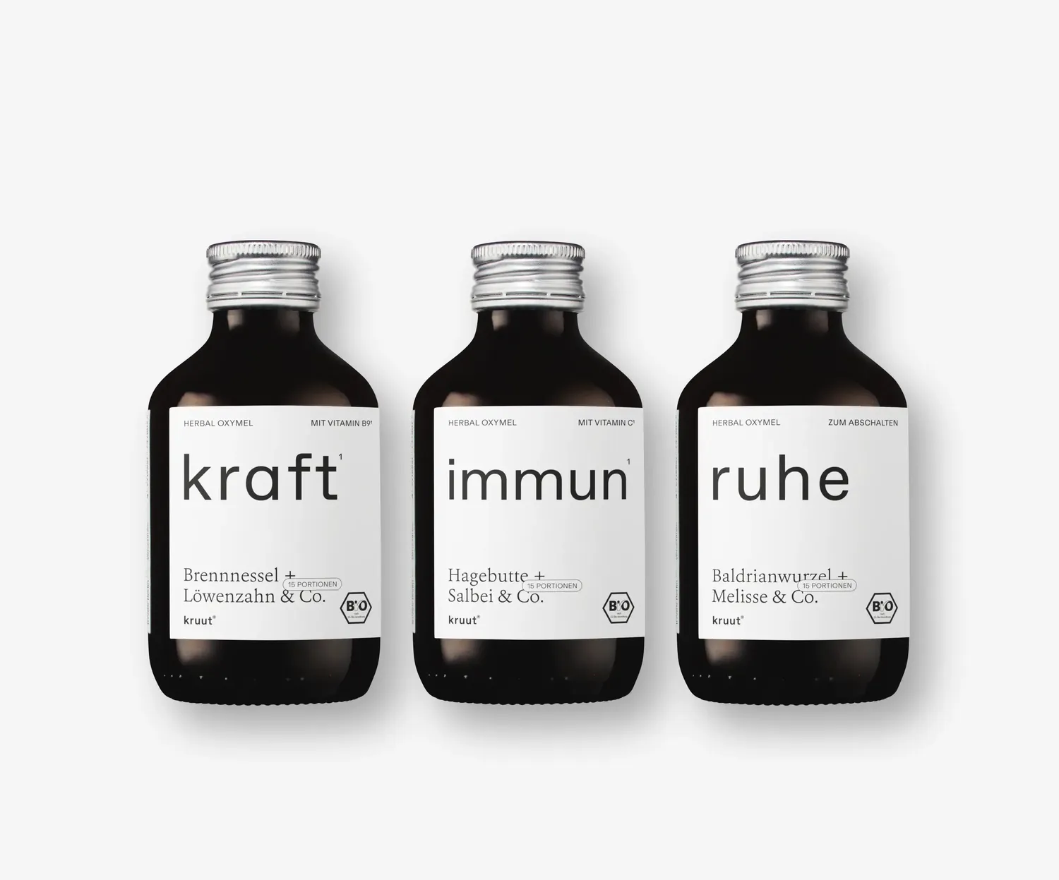 Kruut Daily Ritual Coffret Oxymel 3 Flacons Bio