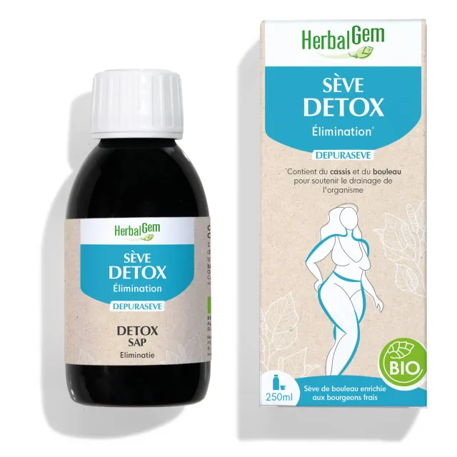 Herbalgem Sève Détox sève de bouleau bio élimination