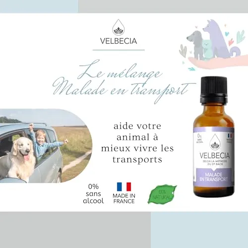 Velbecia Animal Malade en voiture élixir sans alcool 2x50 ml