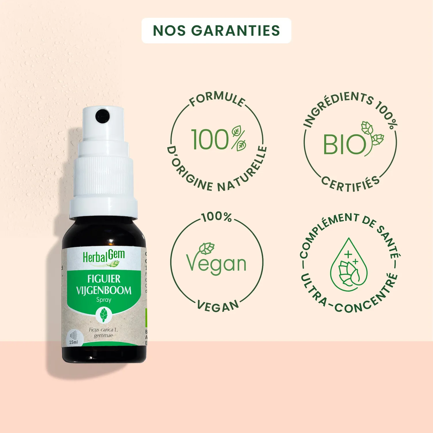 Herbalgem Bourgeon de Figuier bio spray stress digestion