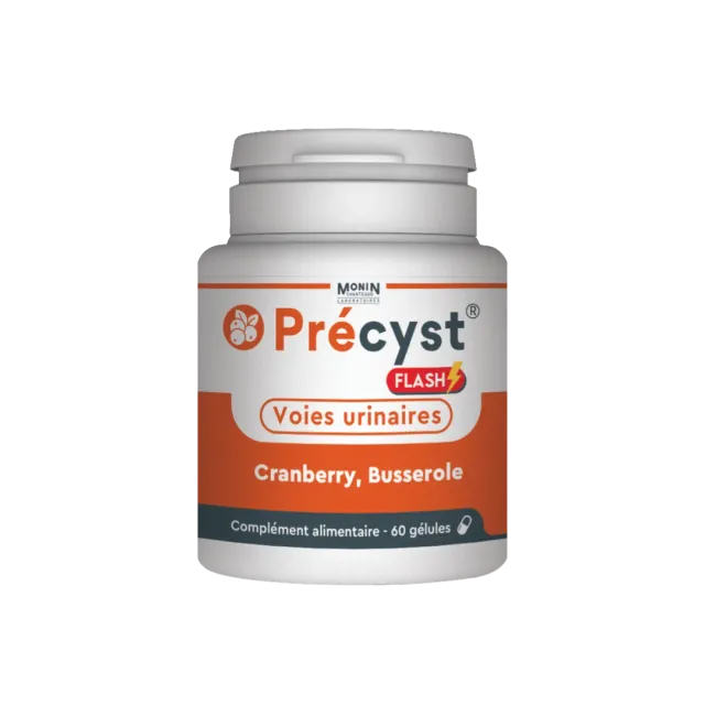 Laboratoires Monin Chanteaud Precyst Flash gélules cystite busserole