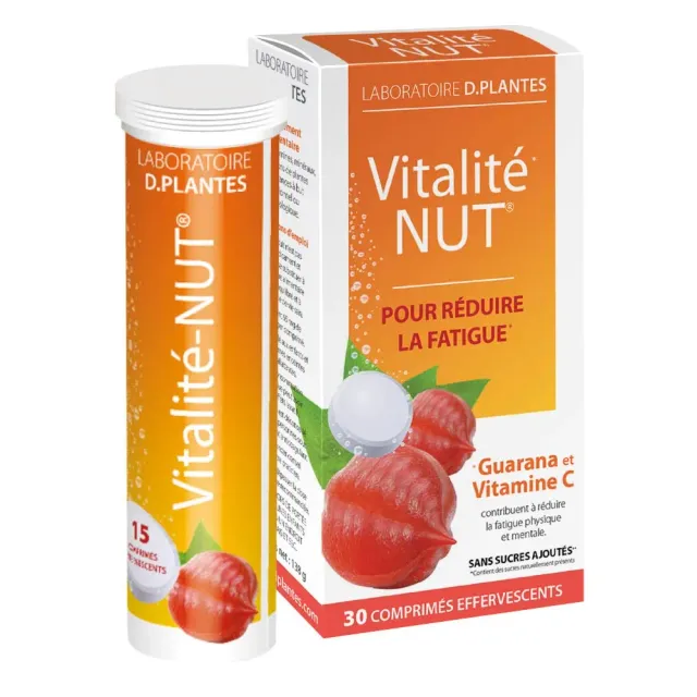 D.Plantes Vitalité-Nut effervescent citron-menthe 30 tonus