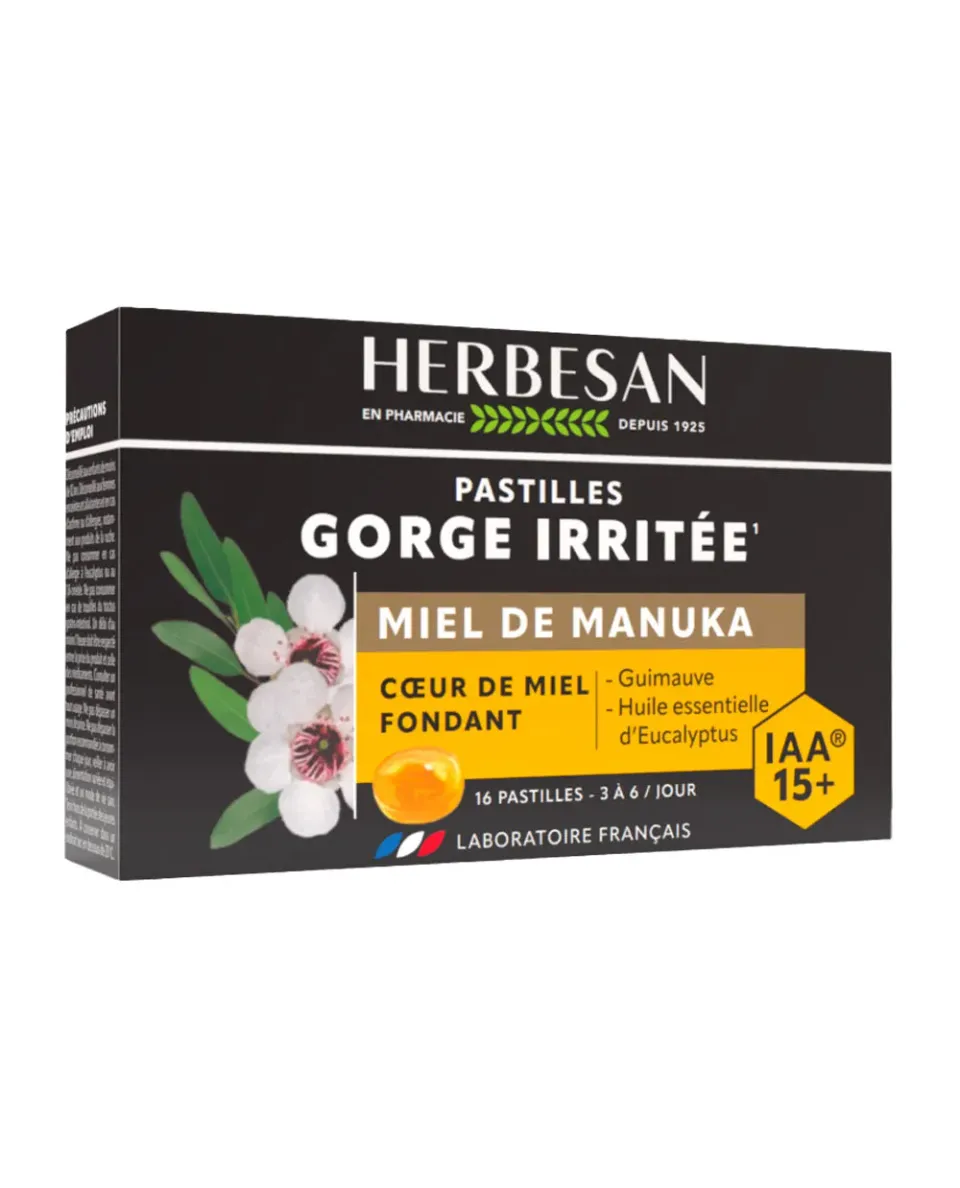 Herbesan Pastilles Gorge Irritée pastilles adoucissantes