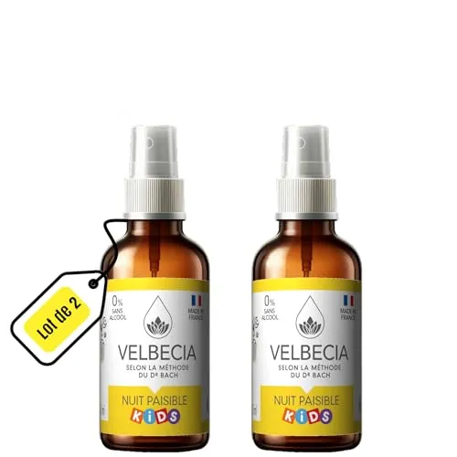 Velbecia Nuit Paisible Kids élixir 2x30ml sans alcool
