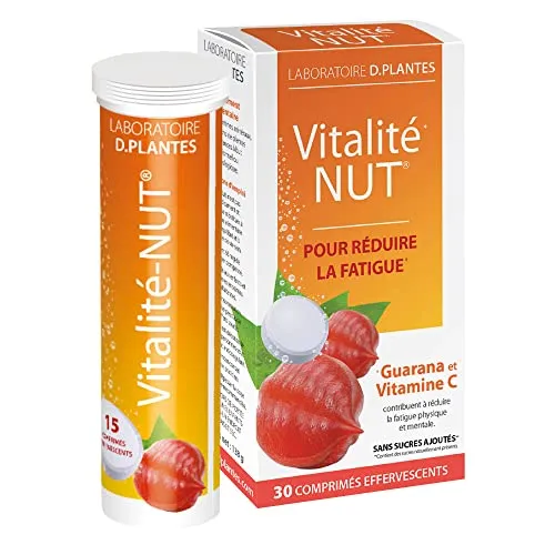 D.Plantes Vitalité-Nut effervescent citron-menthe 30 tonus