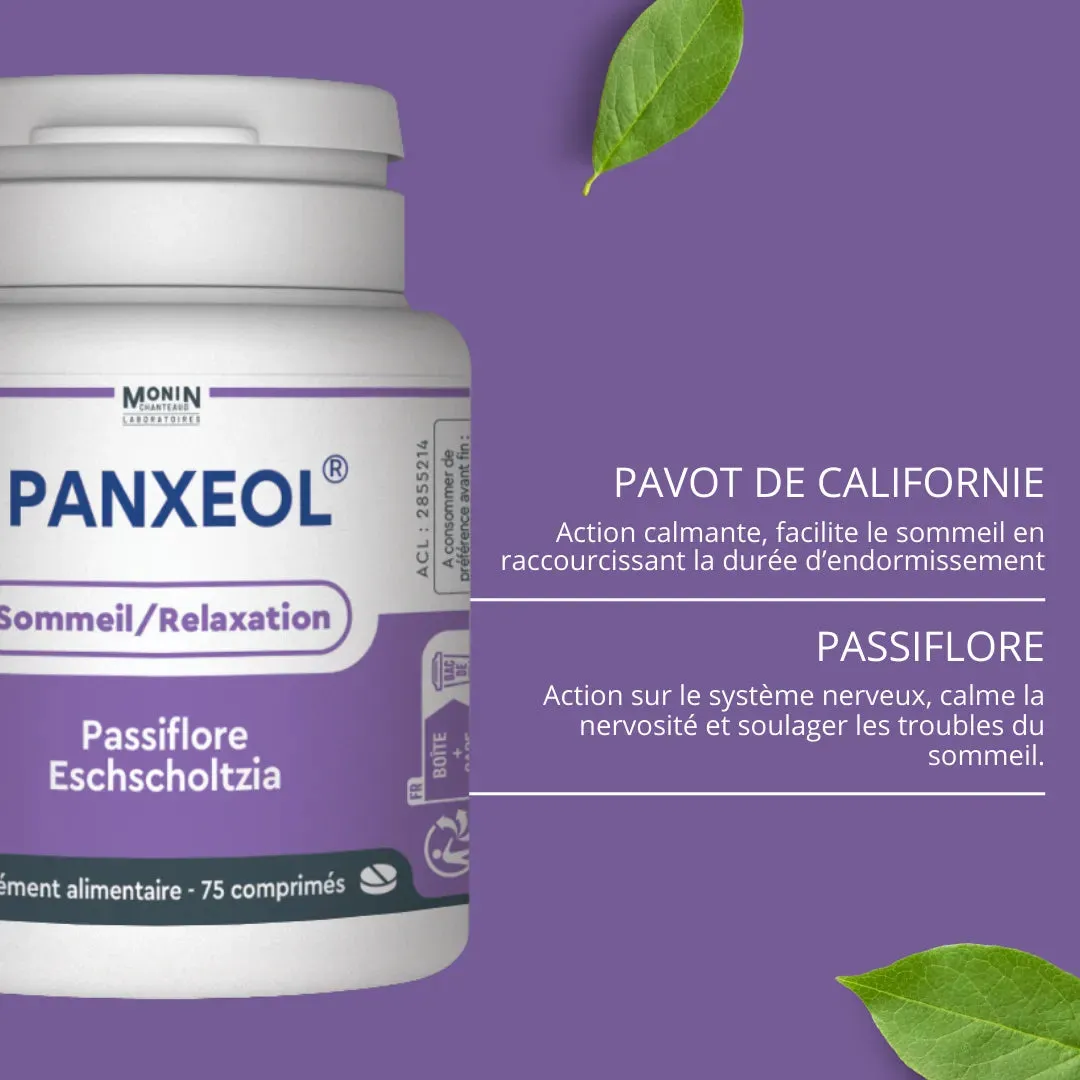 Monin Chanteaud Panxeol comprimé sommeil pavot Californie