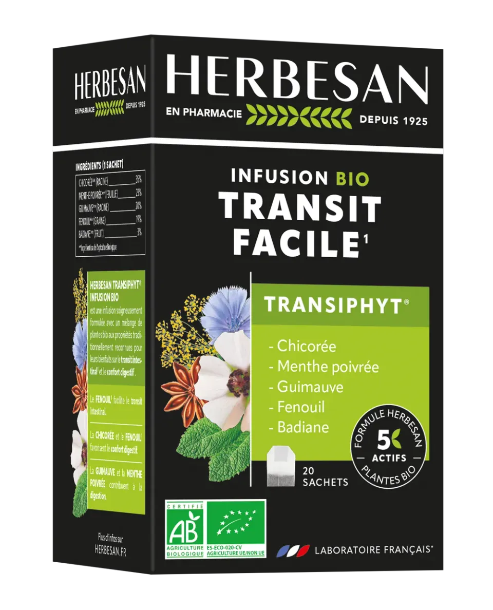 Herbesan Transiphyt infusion transit bio digestion