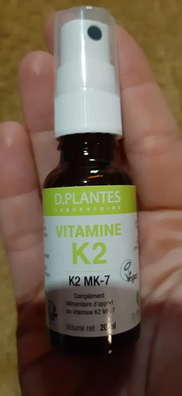D.Plantes Vitamine K2 MK7 spray 20 ml origine végétale