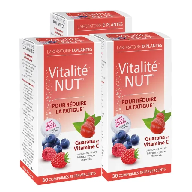 D.Plantes Vitalité-Nut effervescent fruits rouges 90 tonus