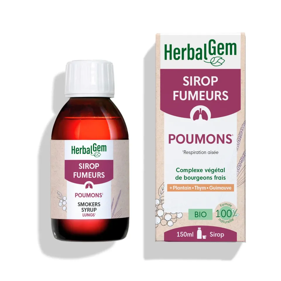 Herbalgem Sirop Fumeurs sirop respiratoire bio