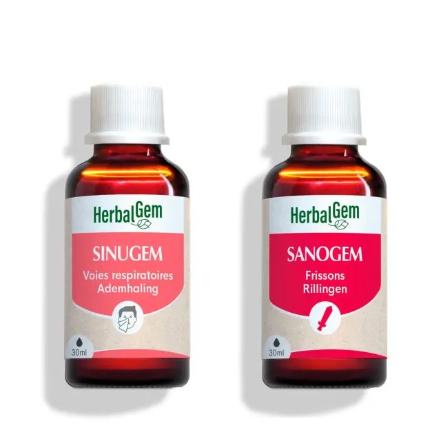 Herbalgem Duo Respiration complexes SinuGem SanoGem nez
