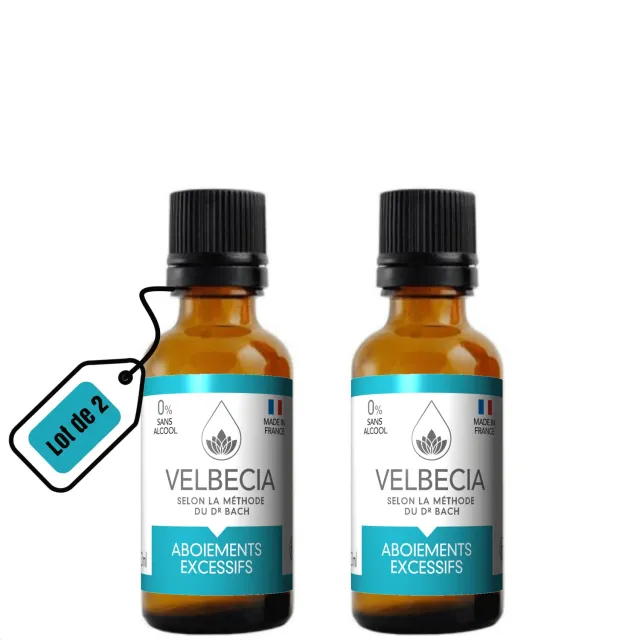 Velbecia Aboiements excessifs élixir fleurs de Bach 2x30ml sans alcool