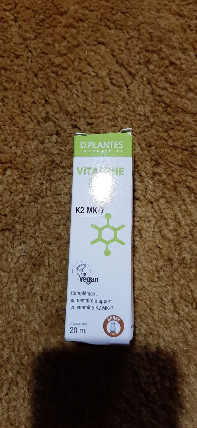 D.Plantes Vitamine K2 MK7 spray 20 ml origine végétale