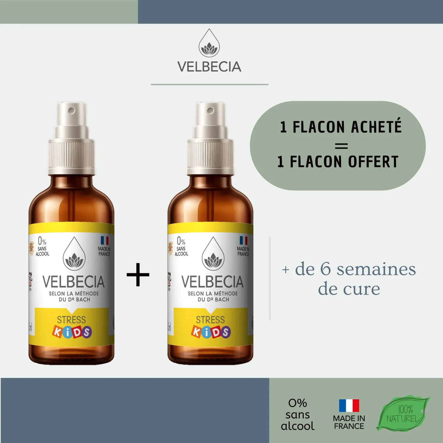 Velbecia Stress Enfant élixir sans alcool 30 ml apaisement