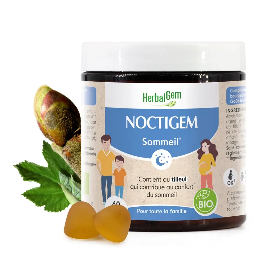 Herbalgem NoctiGem gummies sommeil bio