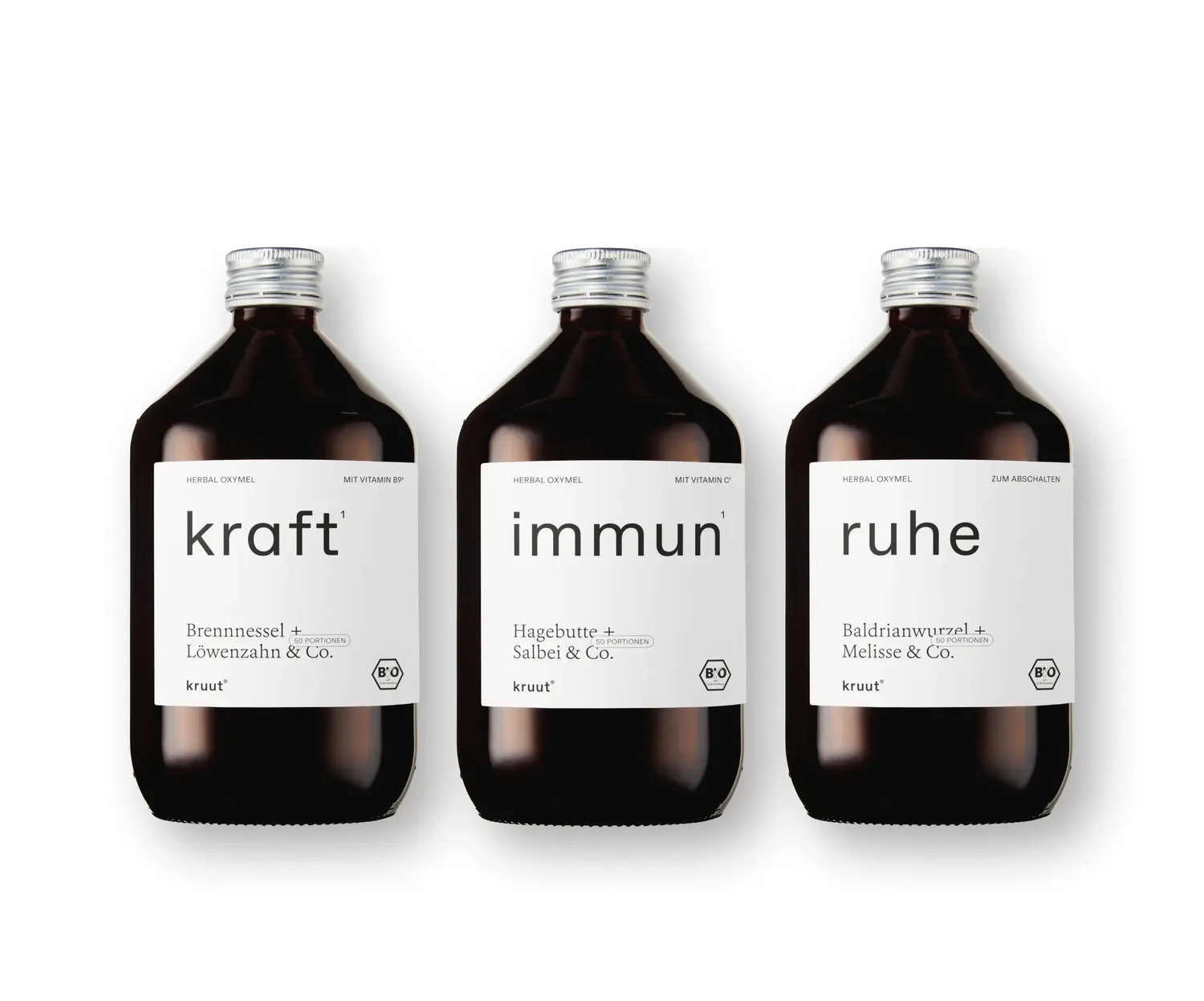 Kruut Daily Ritual Coffret Oxymel 3 Flacons Bio