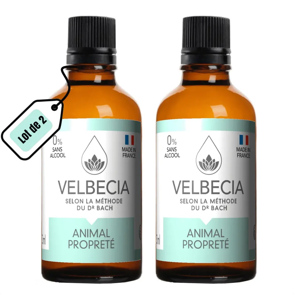 Velbecia Animal Propreté élixir 50 ml + offert