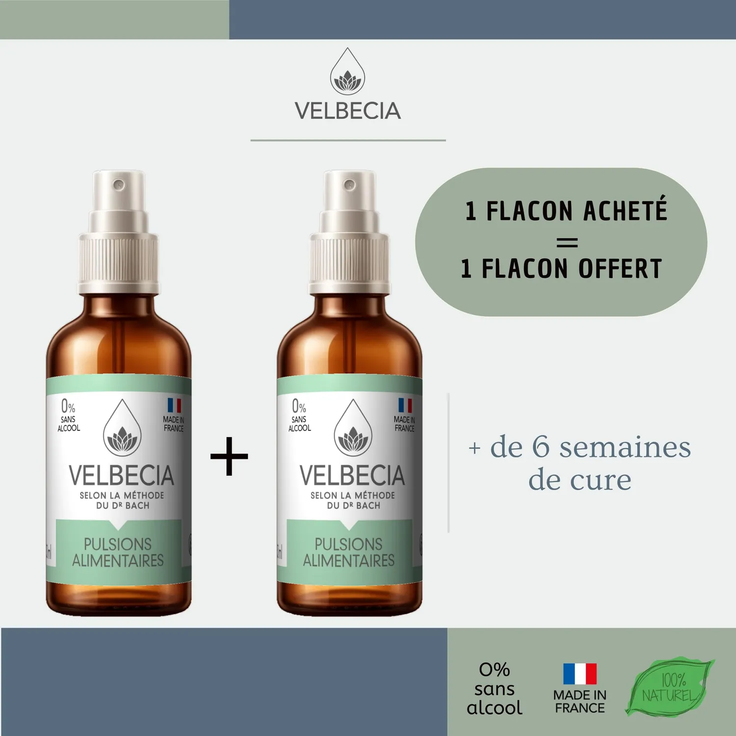 Velbecia Minceur Pulsions alimentaires élixir 30 ml + offert