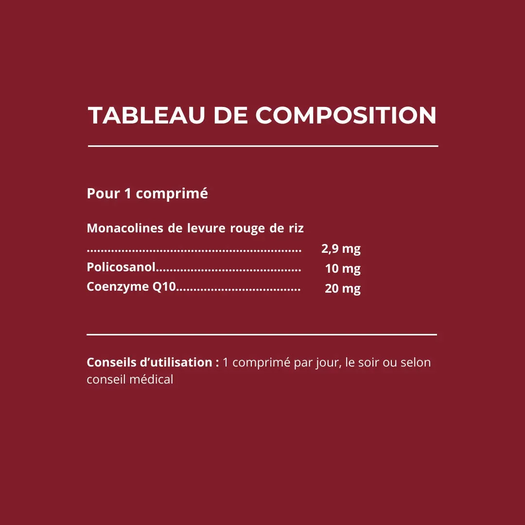 Monin Chanteaud Tempérol Fort comprimés cholestérol 90