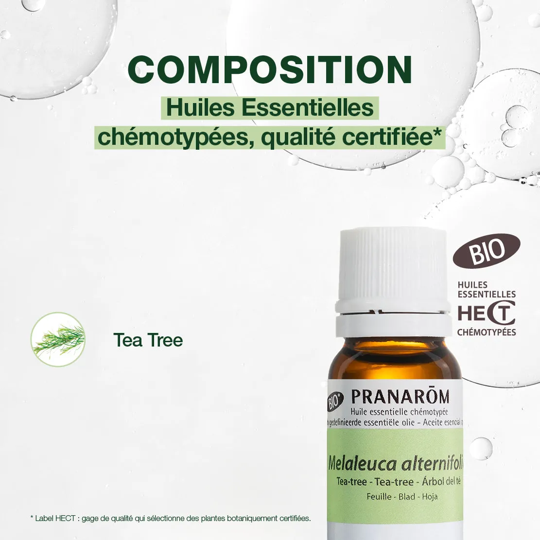 Pranarôm Tea-tree huile essentielle bio purifiante