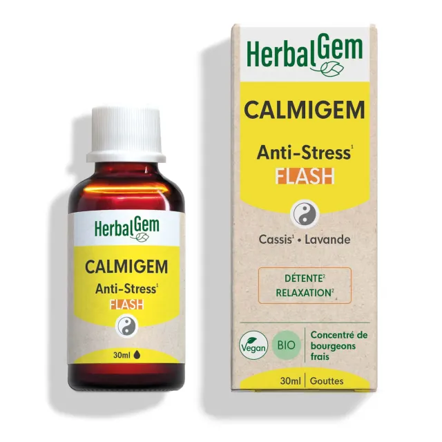 Herbalgem CalmiGem complexe anti-stress bio flacon